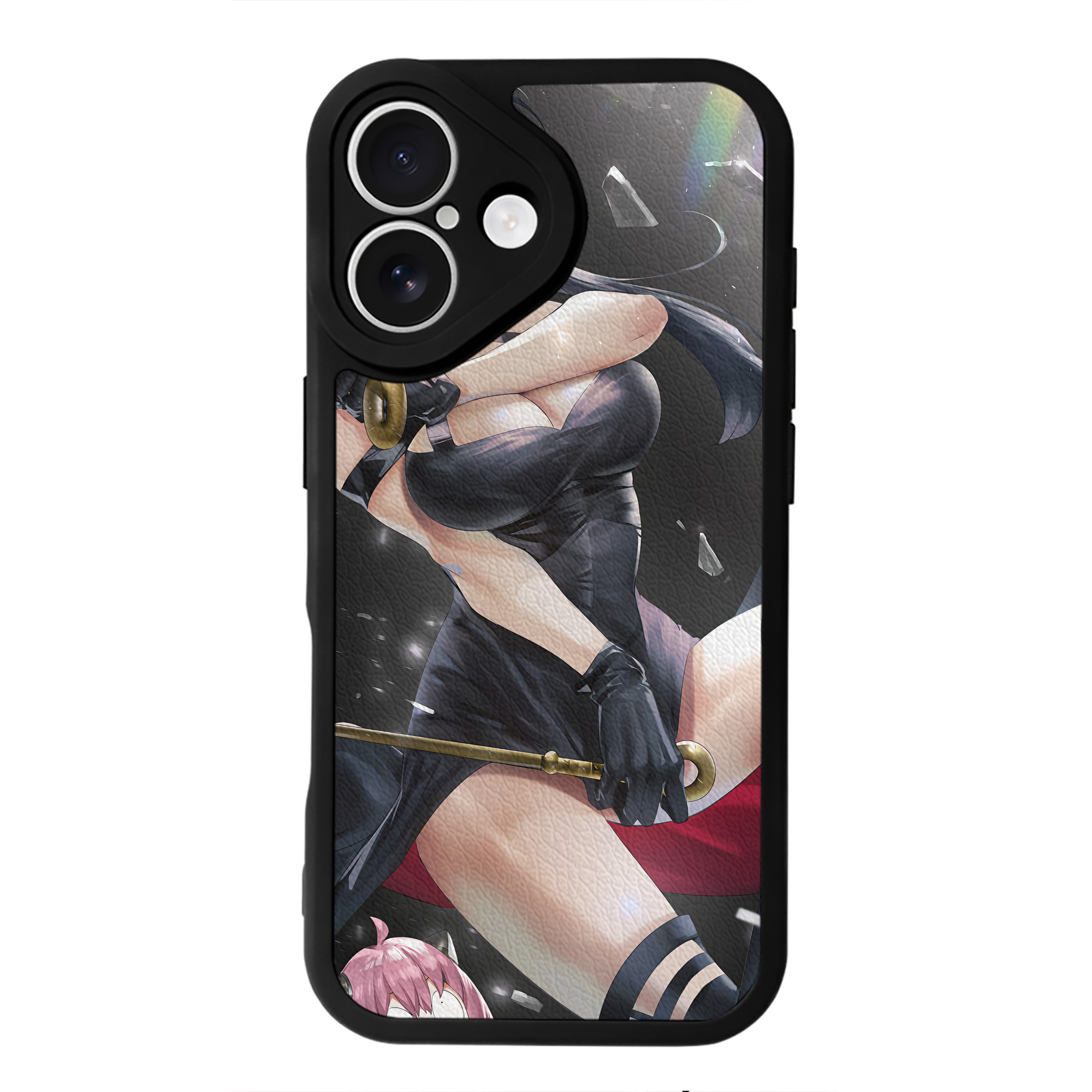 （画像用） SPY×FAMILY间谍家家酒 【iPhone 16シリーズ対応】シリコンスマホケース（レザー調） 材質：シリコン